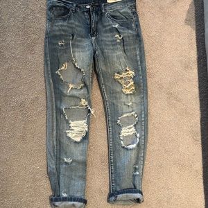 Pistola Heavily Distressed Denim Jeans